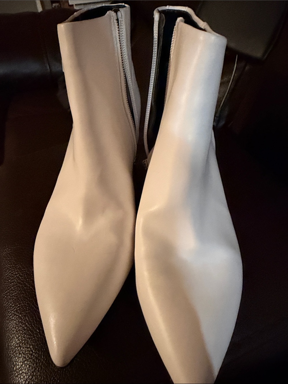 Circus by Sam Edelman white Pointed Toe Ankle Boots